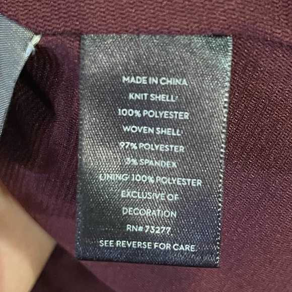 Simply Vera by Vera Wang Velvet Crinkled Midi Dress Whimsigoth Purple Sz Medium - Picture 12 of 12